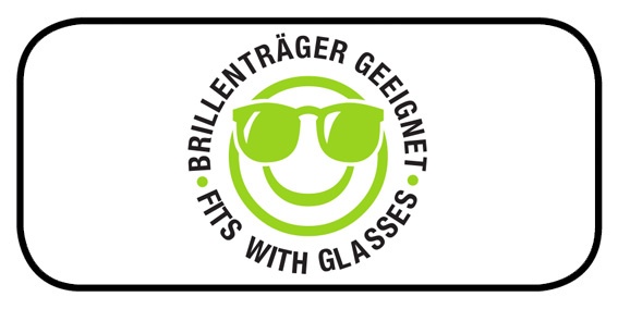 Fits with glasses