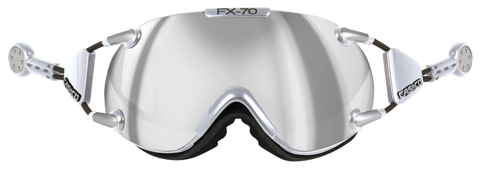 2 Größe: L Casco Skibrille FX-70 Carbonic Farbe: schwarz-silver Cat 