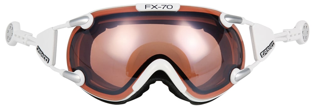 Casco Skibrille FX-70M Weiß-orange 